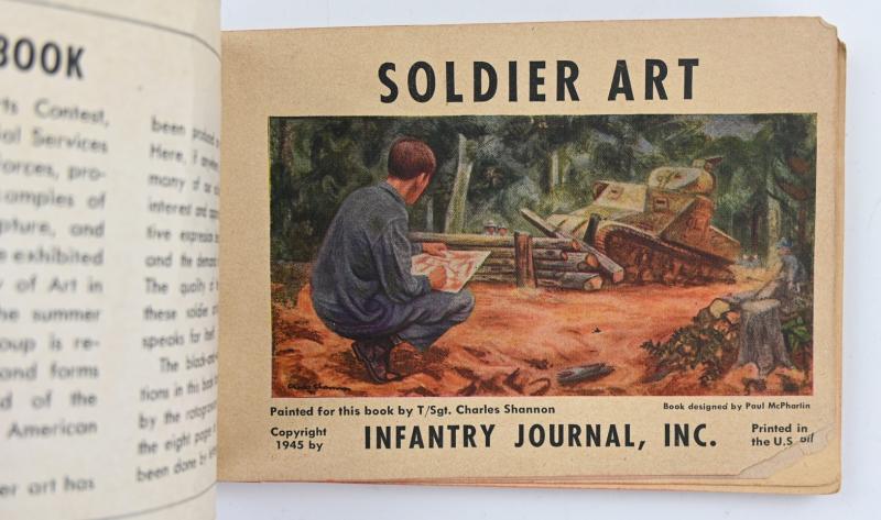 US WW2 Soldier Art Booklet
