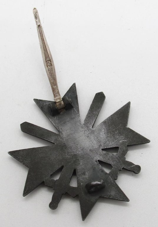 War Merit cross (KVK) first class “62” in Case