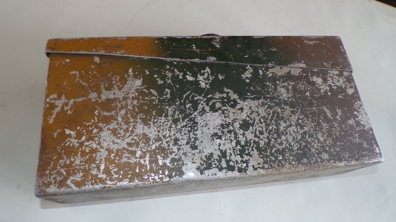 Normandy Camo Slanted-Lid Aluminium MG34 Ammo Box