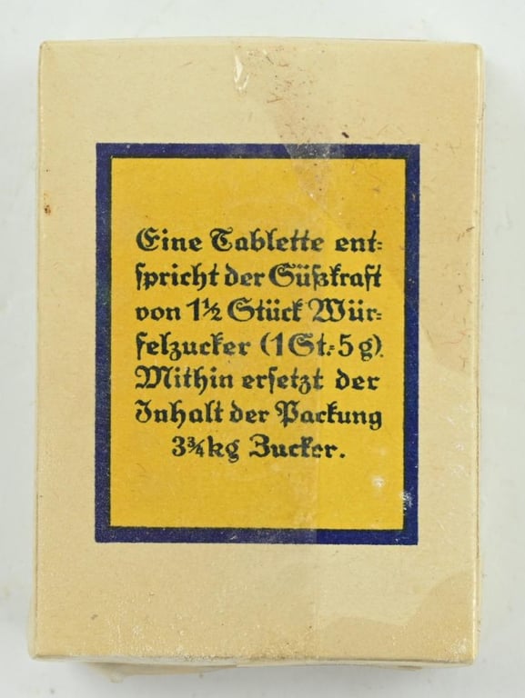 German Third Reich Package of Sweetener