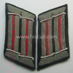 Pair of WH (Heeres) (later-war-pattern) officers'-type collar-tabs (ie....