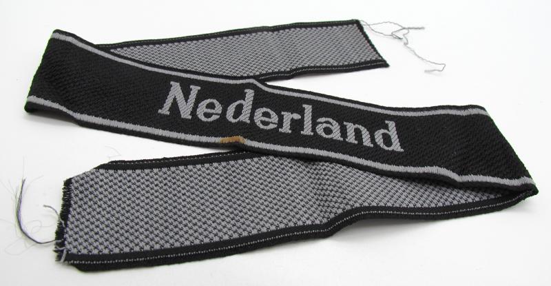 Waffen-SS BeVo 'Nederland' Cufftitle