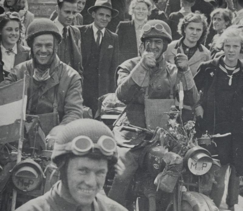 British WW2 Dispatch Riders Eindhoven Market Garden