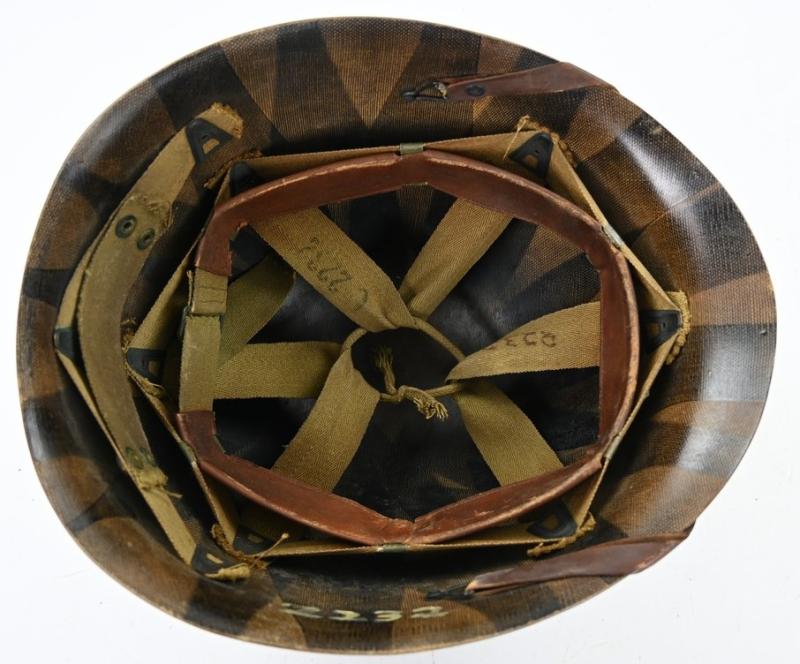 US WW2 M1 Named Helmet Liner
