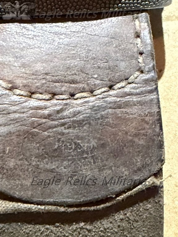 Aluminium Luftwaffe Tabbed Buckle- “unit stamped  and named to an Individual