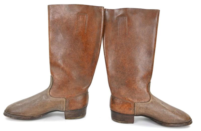 German LW/WH Brown Combat Jackboots
