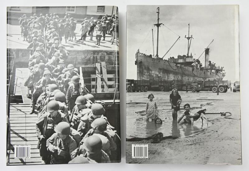D-Day Book Set ''Then and Now' Volume 1&2