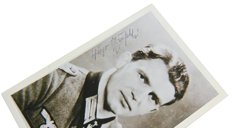Signature of Wehrmacht Heer KC Recipient 'Hugo Zumfelde'