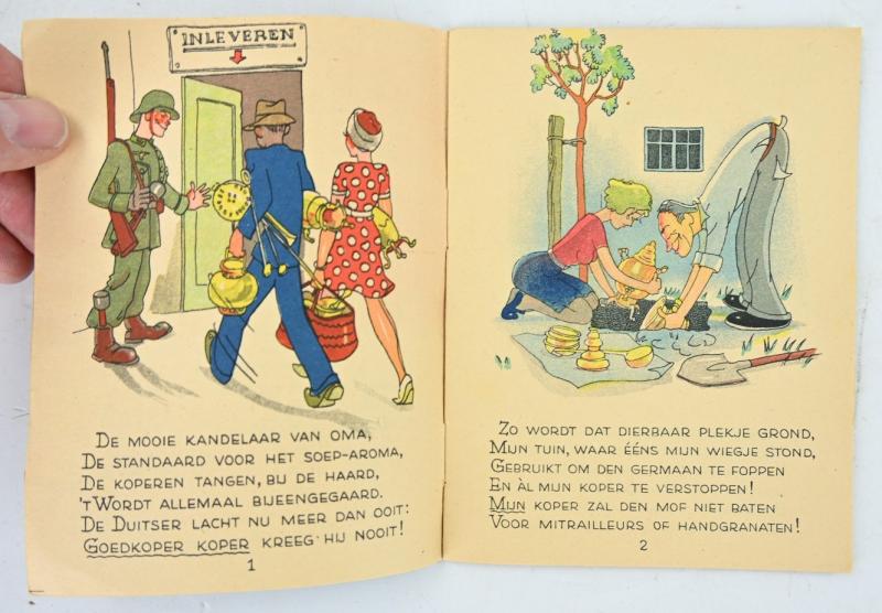 Dutch WW2 Booklet 'Gek en Wijs tijdens Seyss