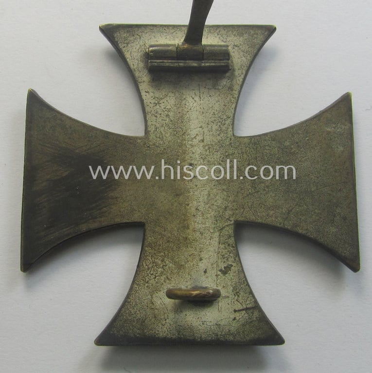 WWI-period, Iron Cross 1st class (or: 'Eisernes Kreuz 1. Klasse') being a nicely preserved- (albeit typical non-maker-marked!) example that came stored in its period-etui as found