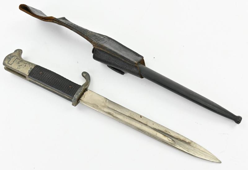 German WH Short K98 Parade Dress Bayonet with Frog