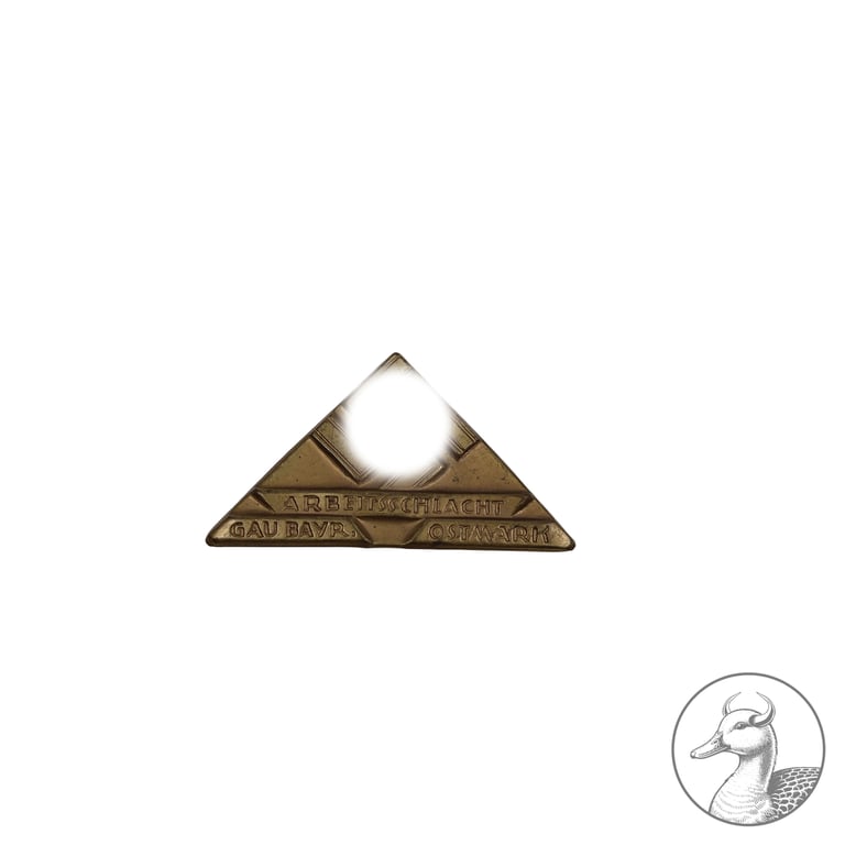 Kleinabzeichen Arbeitsschlacht Gau Bayr. Ostmark