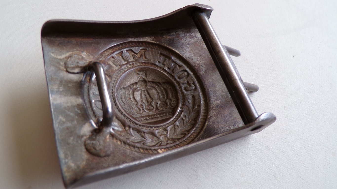 WWI Prussian M1915 Steel Belt Buckle