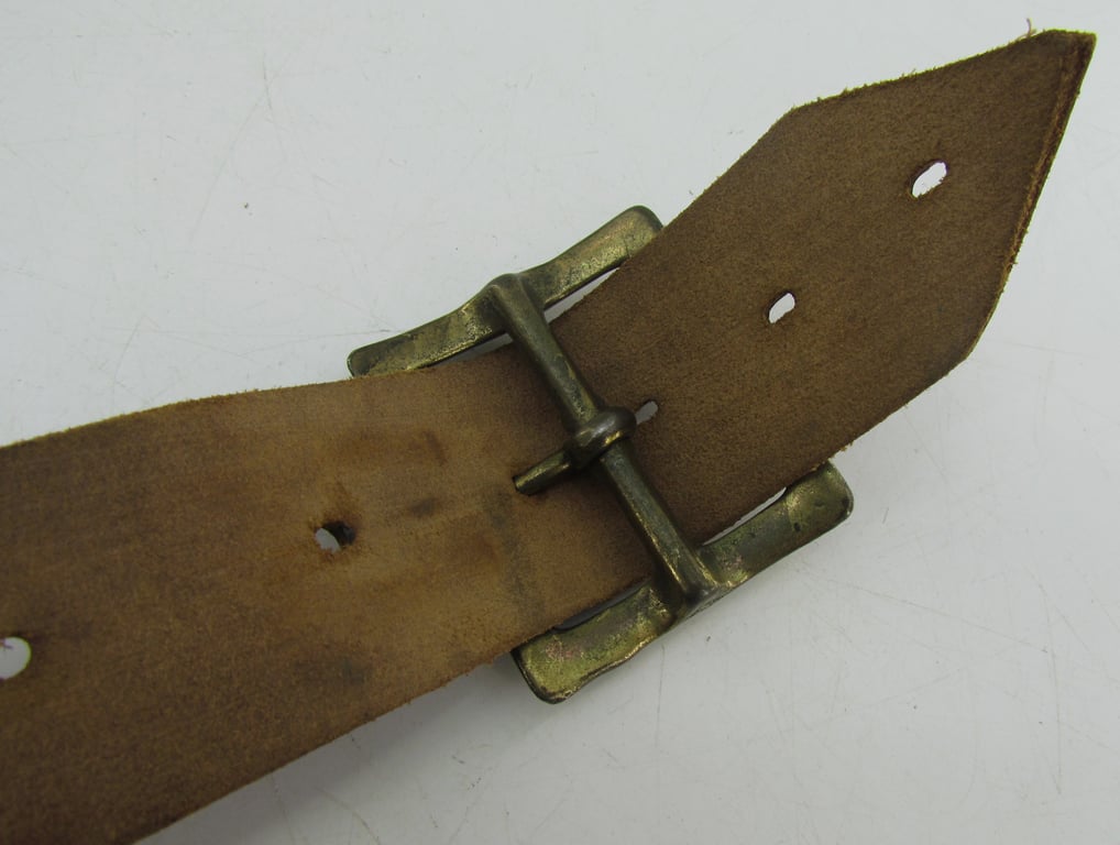 Original WWII U.S. Army leather garrison belt