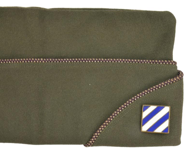 US WW2 Officer Side Cap '3th Infantry Division'