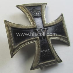 Attractive, WWI-period Iron Cross 1st class (or: 'Eisernes...