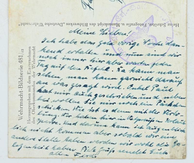 German WH Postcard 'Kleve'