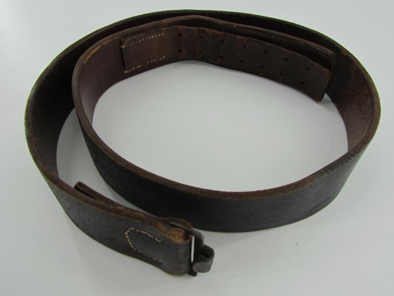German Leather Equipment Belt