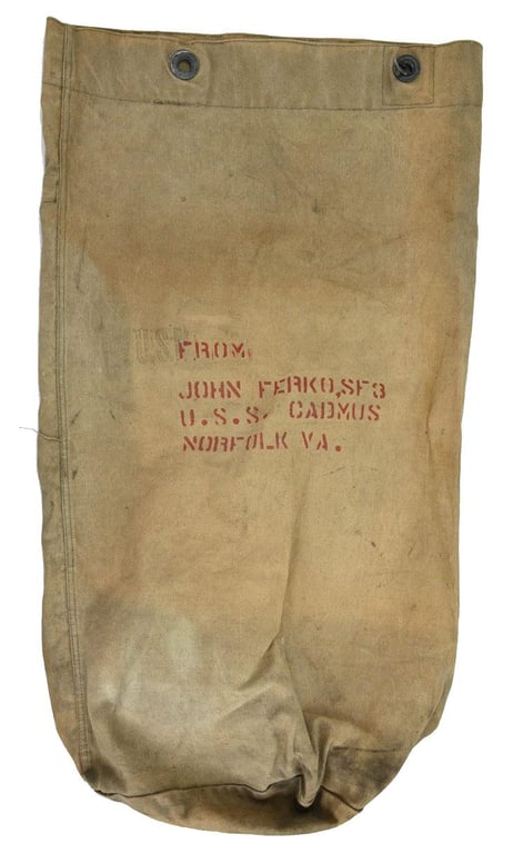 US Navy WW2 named Kit-bag
