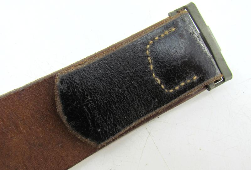 WH/SS Leather Equipment belt ( RB Numbered )