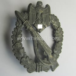 'Infanterie Sturmabzeichen in Silber' (or: silber-class infantry assault-badge...