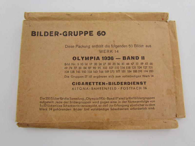 Collection pictures Olympia 1936 ( Bilder Gruppe 60 )