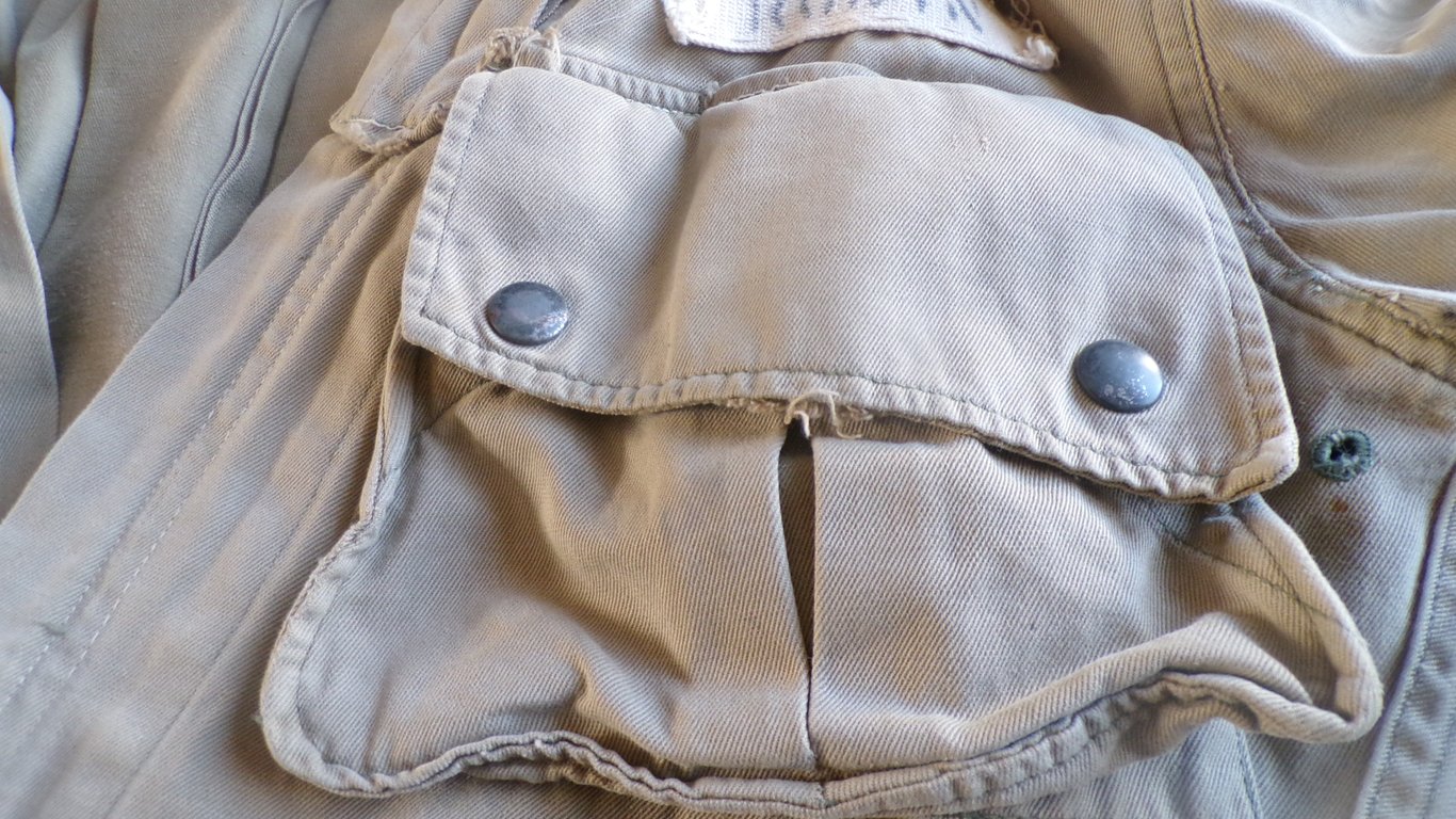 Named and identified U.S Paratrooper jump smock