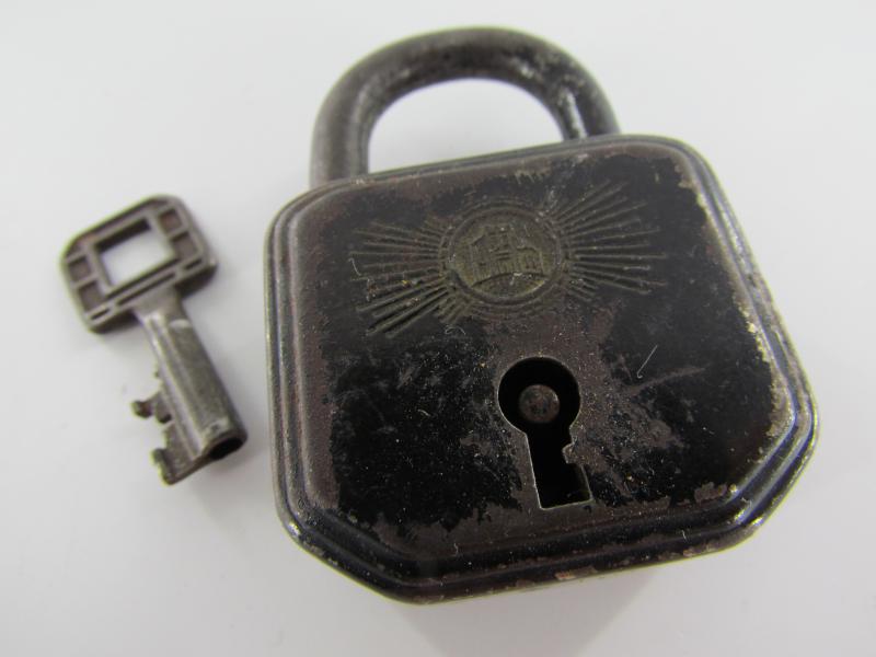 German Padlock made by Burg  With Key