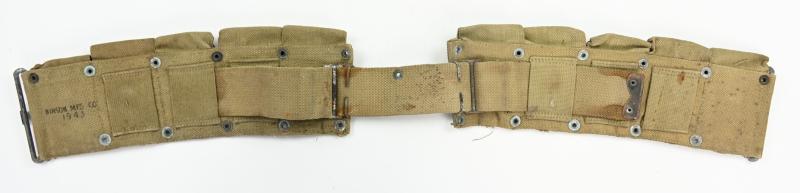 US WW2 M1 Garand Ammo Belt 1943