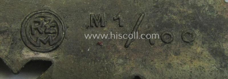 'SA-Sportabzeichen für Kriegsversehrten' (ie.: SA-sports'-badge for the war-disabled) being a detailed example that is nicely maker- (ie. 'RzM M1/100'-) marked on its back