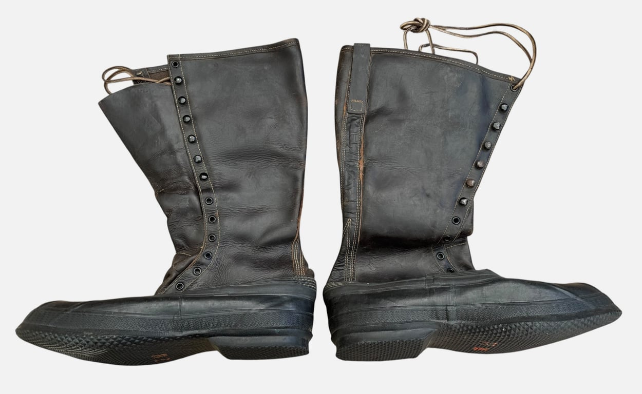 U.S. WWII Rubber & Leather Winter “Shoe Pac” Boots