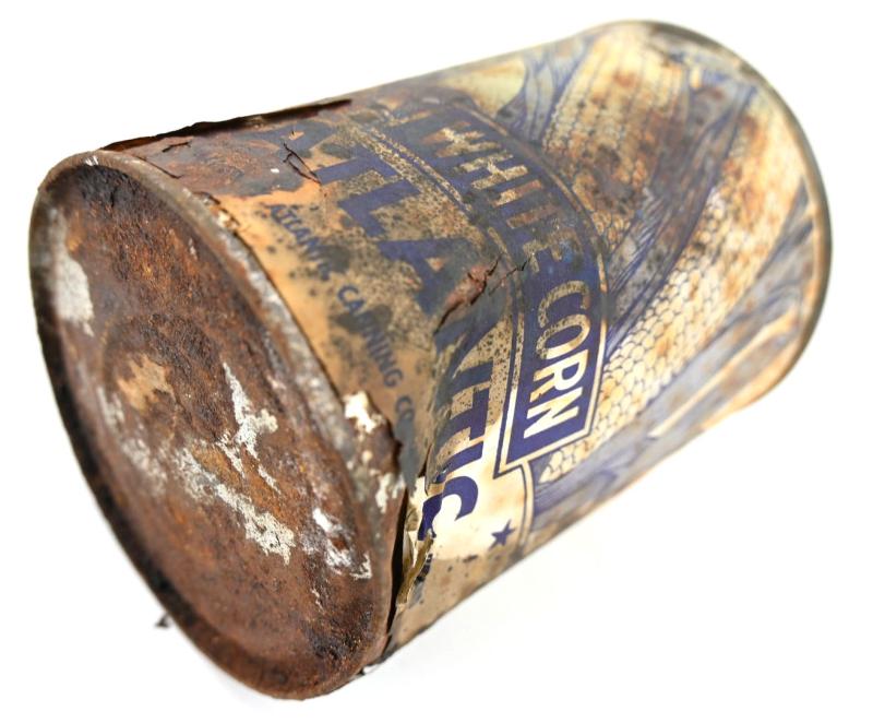US WW2 Tin Can of White Corn