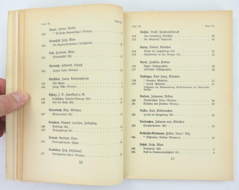 German Third Reich Art Catalogus 1940