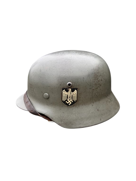 Ex DD Wehrmacht (Heer) M35 Combat Helmet (Stahlhelm M35)