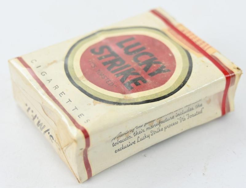 US WW2 Package of Lucky Strike Cigarets