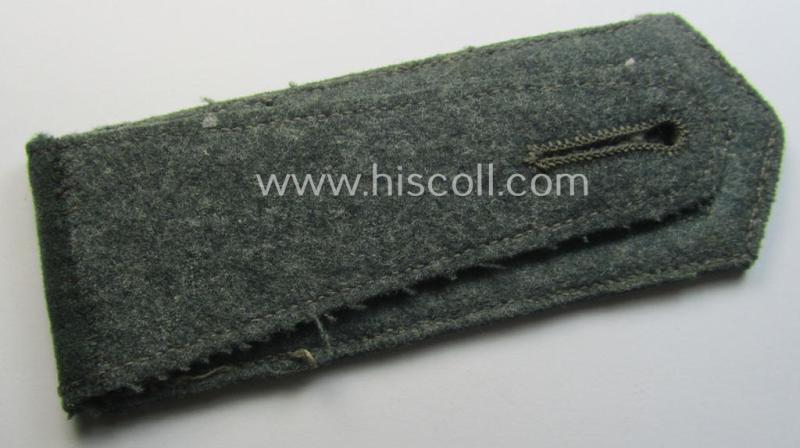 Single - and actually not that often seen! - WH (Heeres) NCO-type (ie. 'M36- o. M40'-pattern- and 'pointed styled') 'cyphered' shoulderstrap as was intended for usage by an: 'Unteroffizier des Infanterie-Rgts. 73'