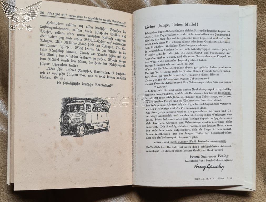 BDM Book  “Ulla, a Hitler girl”