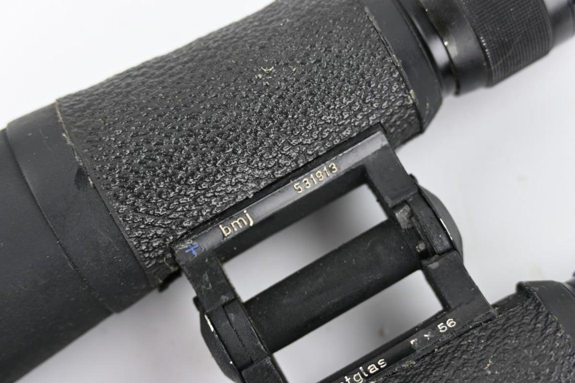 German WH 7x56 Panzer Binocular in Case