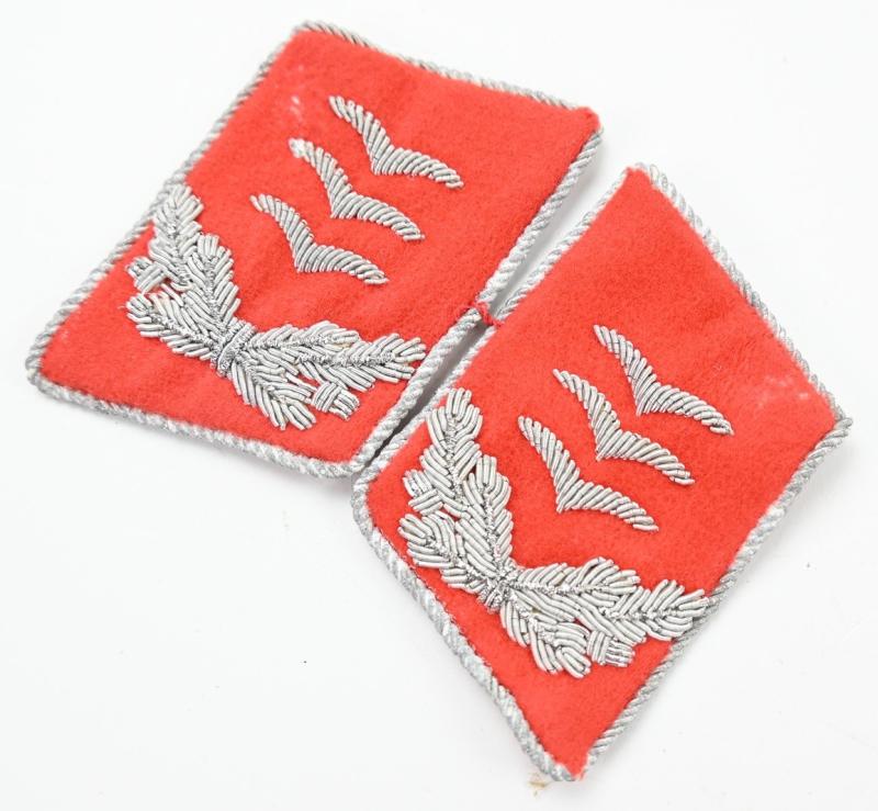 German LW Officers Collar Tabs