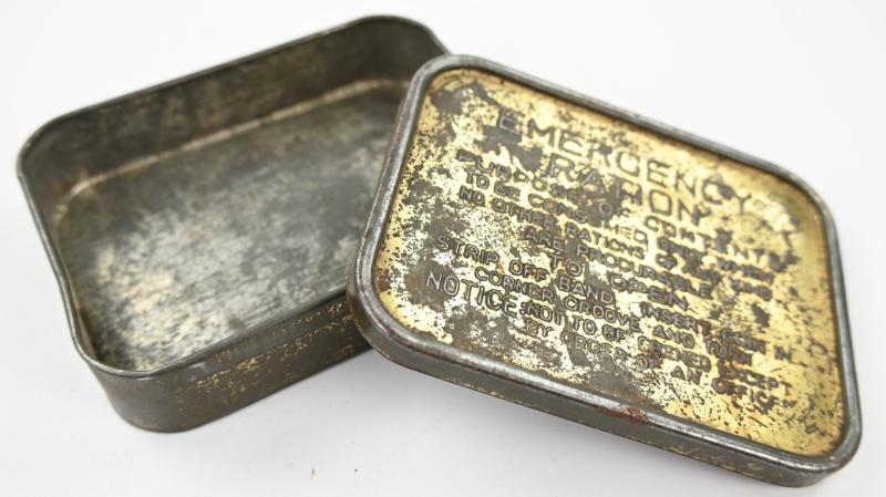 British WW2 Emergency Ration Tin Can