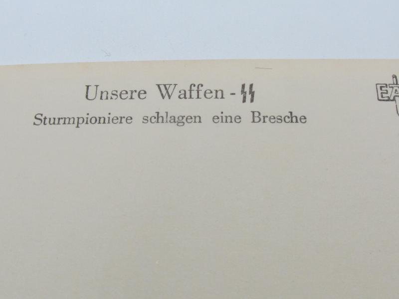 Postcard : Unsere Waffen-SS