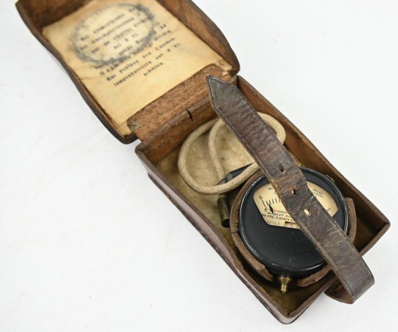 German WH Flashlight Battery Tester in Case