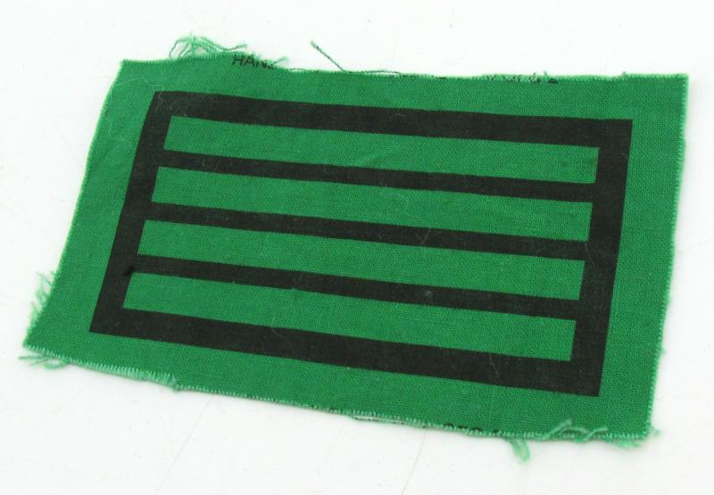 Printed Wehrmacht ( Heer ) camouflage rank patch