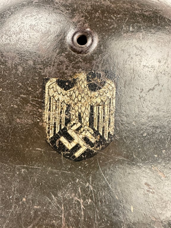 Untoched M42 Wehrmacht SD Helmet