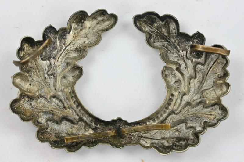 German WH Officer's Visor Cap Cocarde Wreath