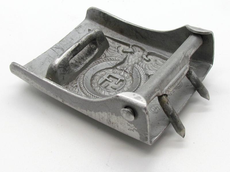 Waffen-SS Aluminum Belt Buckle - RZM 36/40 SS