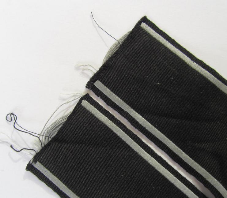 Attractive - and actually scarcely encountered! - example of a cuff-title (ie. 'Ärmelstreifen') entitled: 'Technische Nothilfe' (= 'TeNo'), being an example as was woven in the neat 'BeVo'-weave pattern