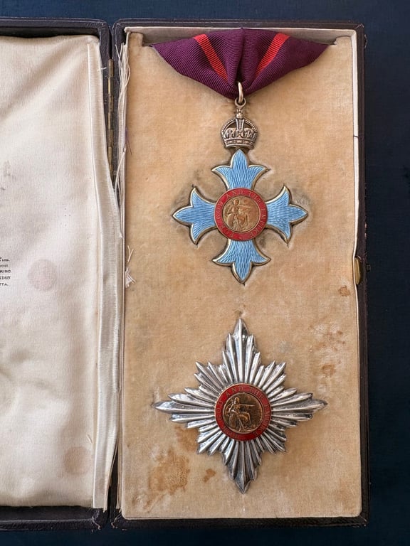 KBE 1st Type MILITARY 1916 KNIGHTHOOD, ORDER OF THE BRITISH EMPIRE SET.