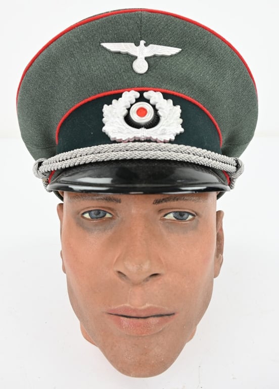 German WH Officer Visor Cap Artillery