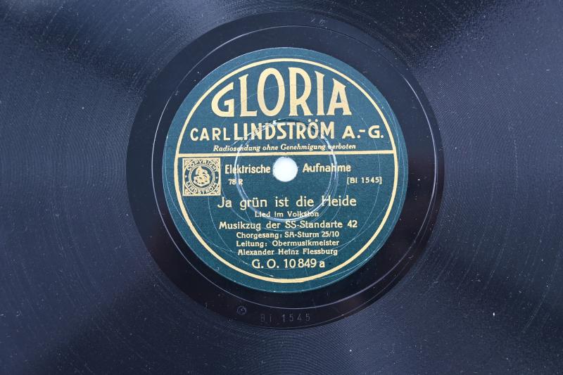 German Third Reich Era Music Record 'SS-Standarte 42'
